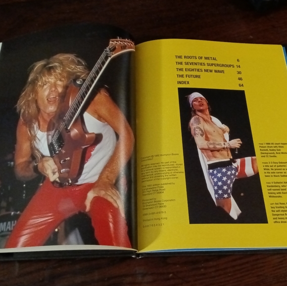 Vintage Heavy Metal Hardcover Book - Picture 6 of 9
